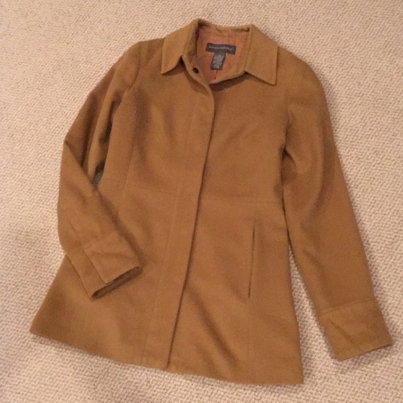 Wool:cashmere camel coat - Picture 1 of 5